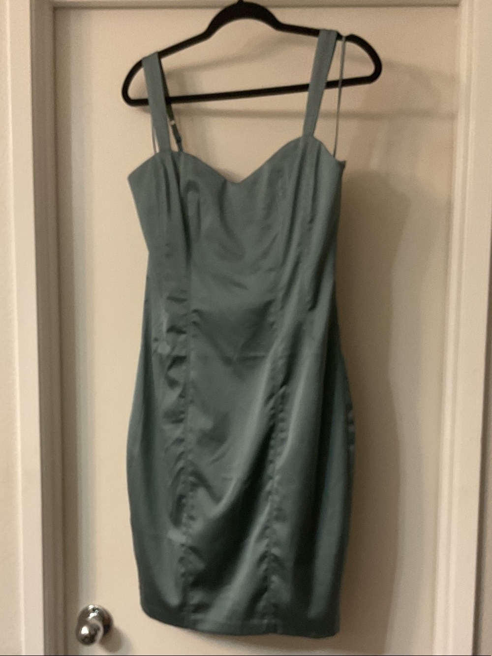 Guess Sleeveless Mini Dress in Dusty Teal